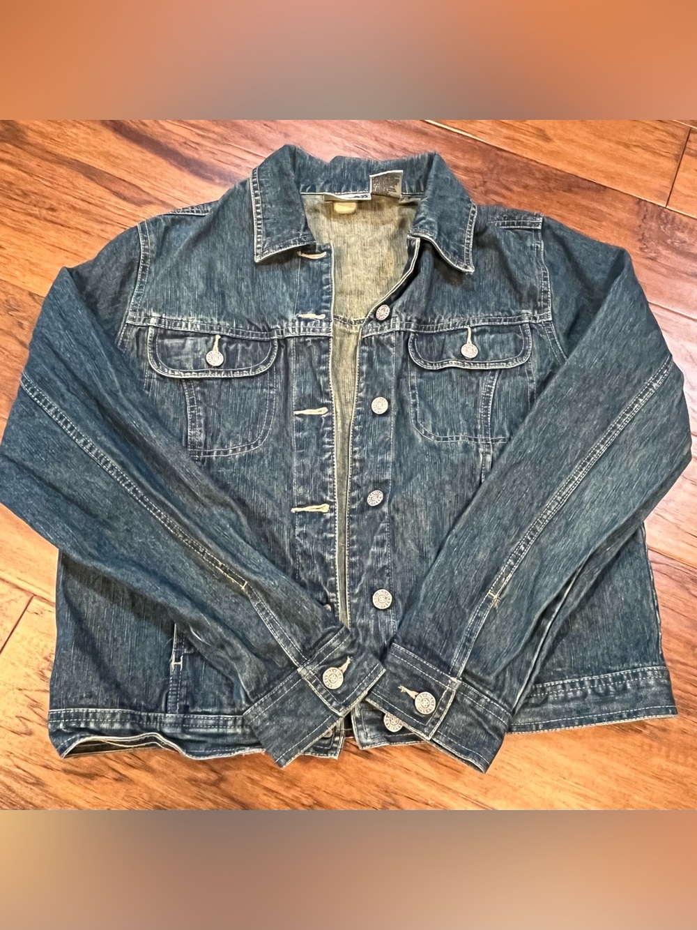 Vintage Bill Blass Dark Blue Denim Jacket